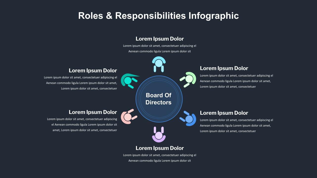 Creative Roles and Responsibilities Slide Template