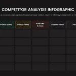 Dark Theme Competitor Analysis Slide