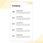 Free Mobile Presentation Timeline Slide