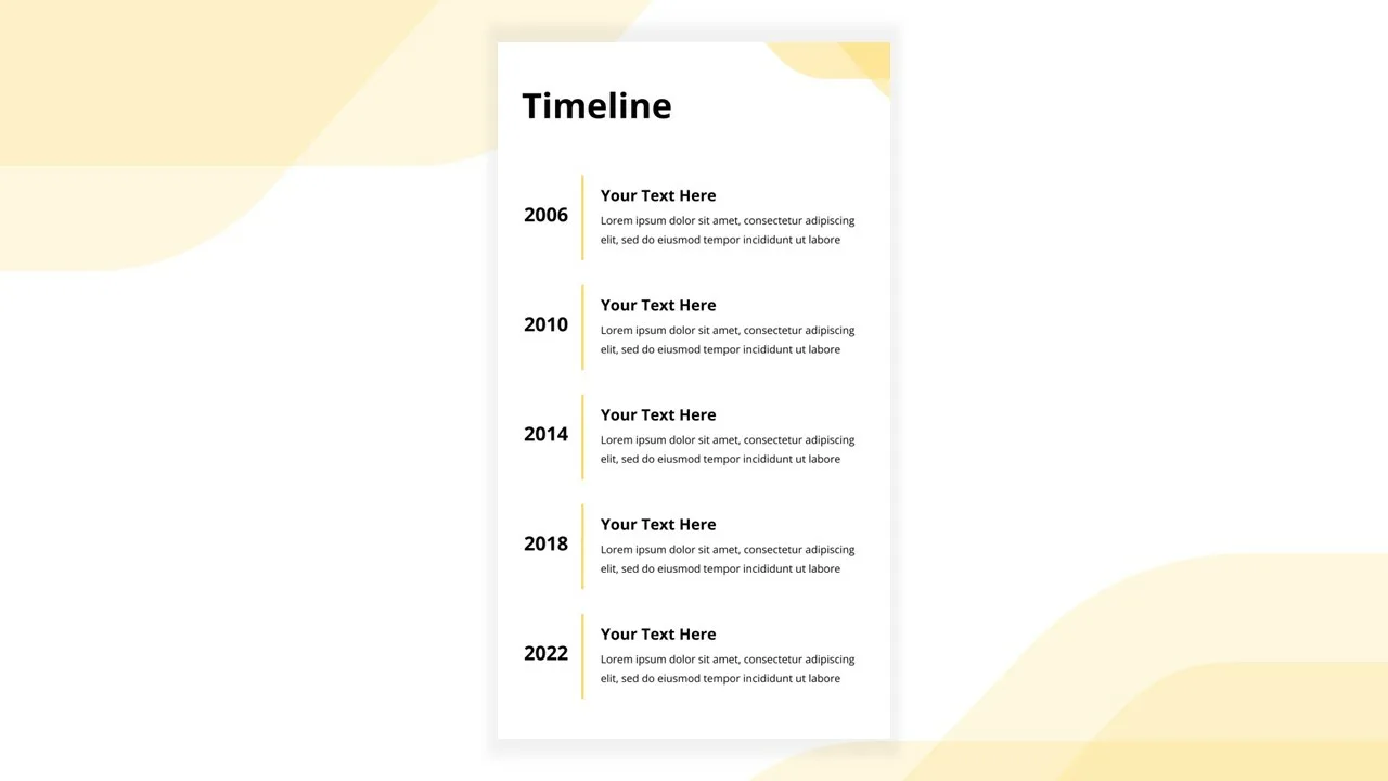 Free Mobile Presentation Timeline Slide