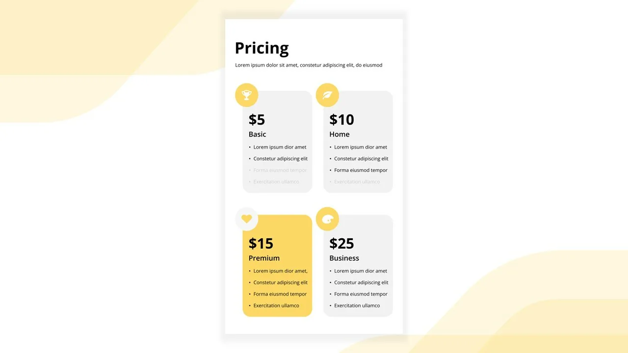 Free Vertical Presentation Pricing Plans Slides