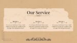 Free Vintage Our Service Powerpoint Template