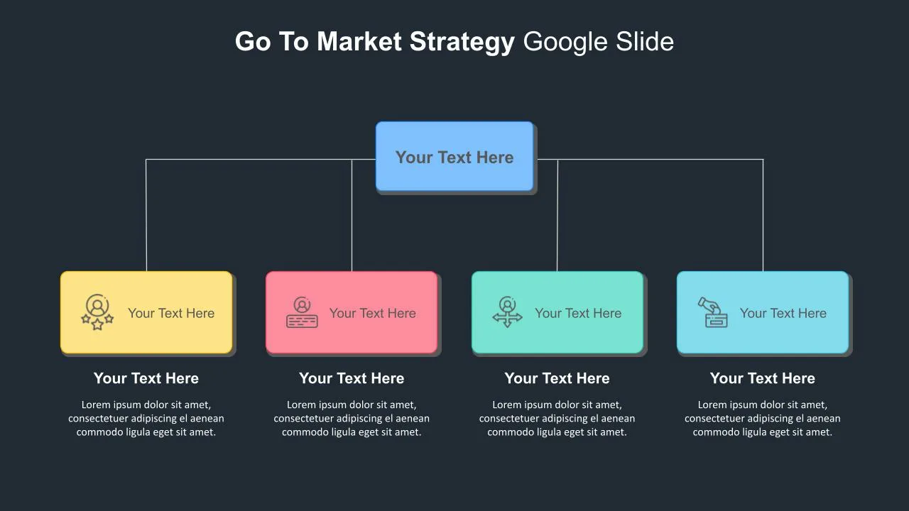 Google Slides Go To Market Slide,Go To Market Slide,Go To Market Strategy Slide,Go To Market Slide Template,Go-to-market Slide