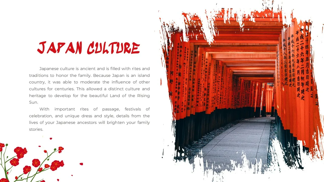 Japanese Culture Presentation Slide Theme