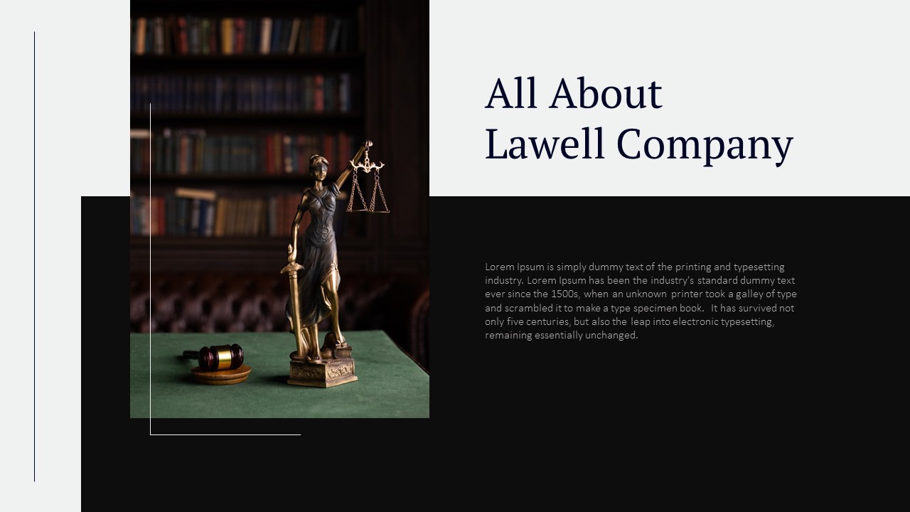 Legal Agency Presentation Template for Google Slides