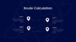 Logistics Route Calculation Powerpoint Presentation Template