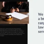 Our Services Slide in Legal Presentation Templates