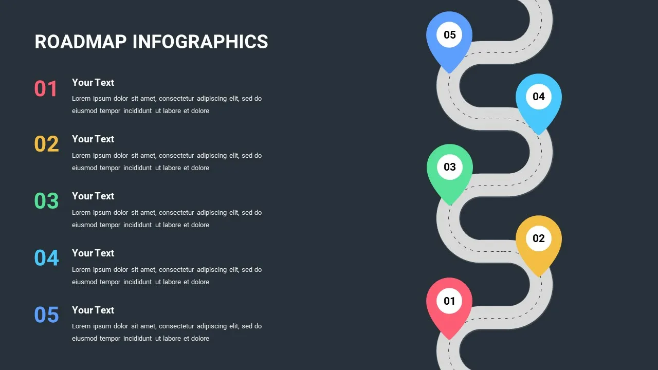 Roadmap Slide Template for Google Slides