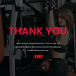 Thank You Slide of Gym Presentation Slides