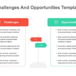 2 Column Challenges and Opportunities Presentation Slide