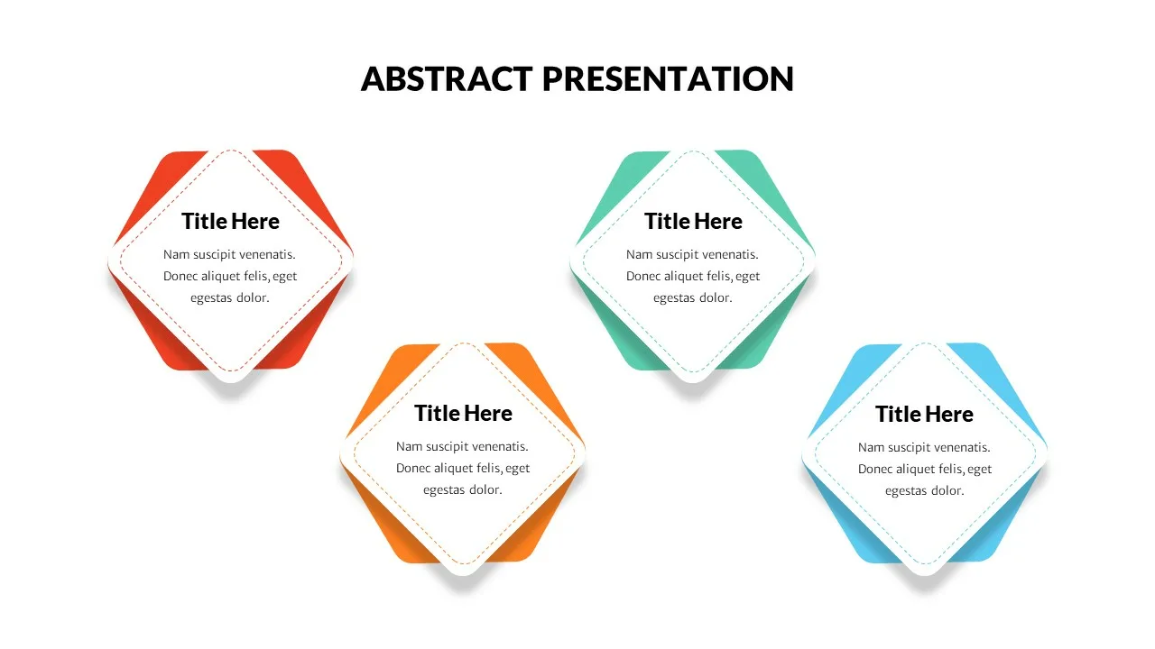 Abstract Google Slide for Presentation