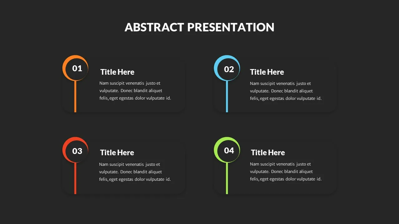 Abstract Google Slides Themes for Presentation