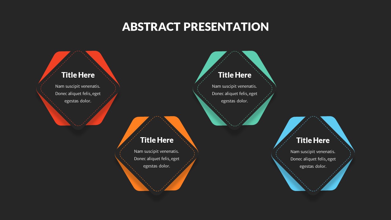 Abstract Presentation Google Slides Template SlideKit