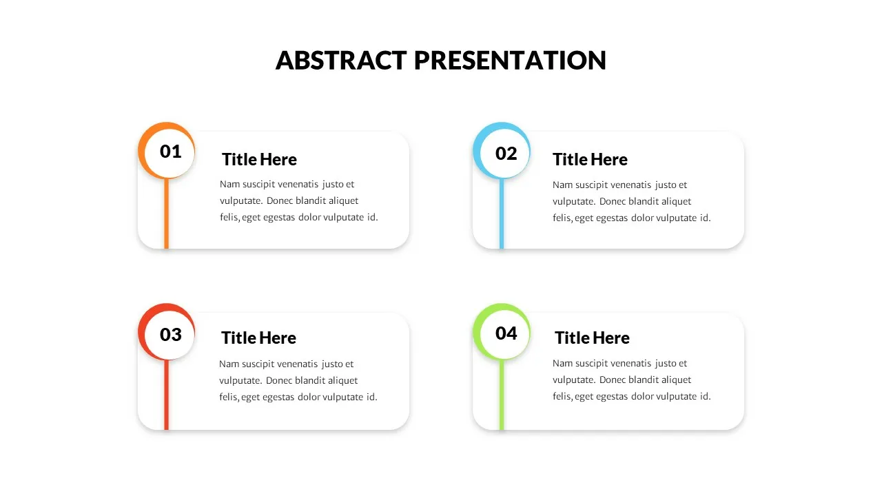 Abstract Presentation Google Slides Template