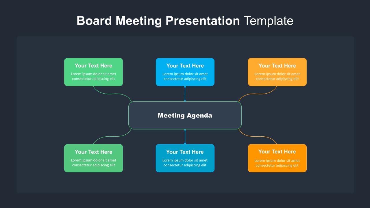 Attractive Board Meeting Presentation Slide