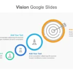 Attractive Circular Infographic Vision Slides