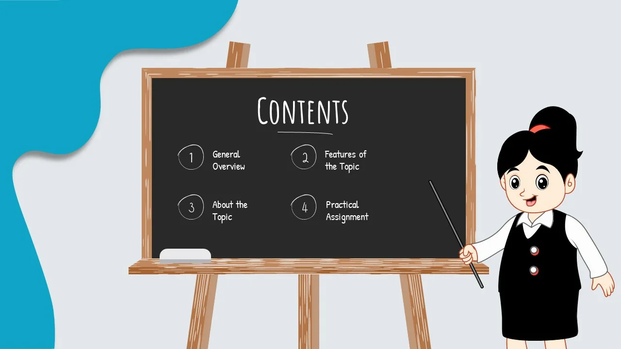 Content Slide of Back To School Slides Theme