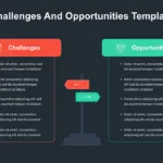 Dark Theme Challenges and Opportunities Slide Template