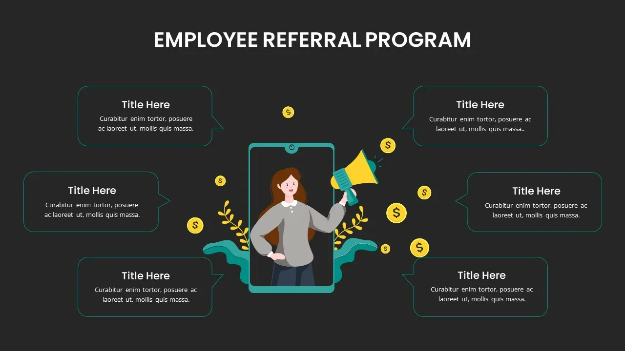 Dark Theme Employee Referral Program Example