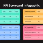 Dark Theme KPI Scorecard Presentation Template
