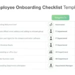 Employee Onboarding Checklist Template