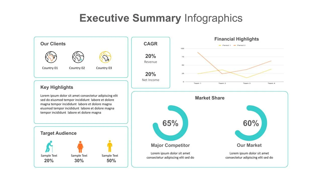 Executive Summary Infographic Slides