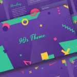 Free 90s Google Slides Theme Cover Slide