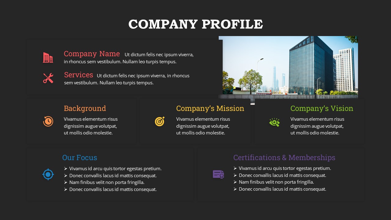 Google Slide Company Profile Template