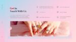 Pastel Theme Contact Us Slides