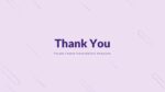 Purple Google Slides Theme Thank You Slide