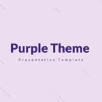 Purple Google Slides Theme Title Slide
