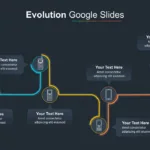 Simple Product Evolution Slide With 6 Stages