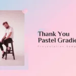 Thank You Slide of Pastel Theme Template