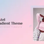 Title Slide of Pastel Gradient Template