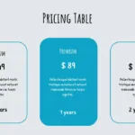 Welcome Back To School Google Slides Template Pricing Slide