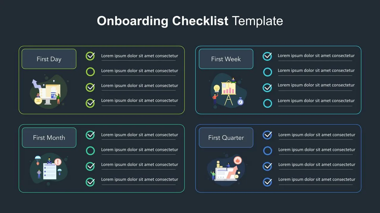 Yearly On Boarding Plan Checklist Template