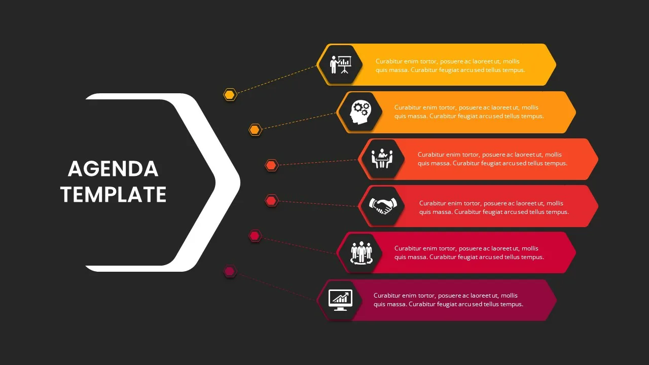 Agenda Slide Template