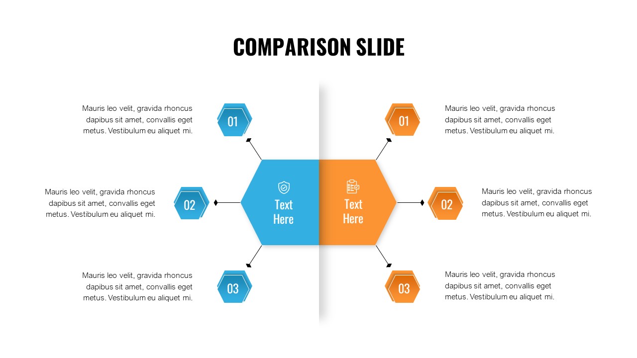 Creative Comparison Slide Template