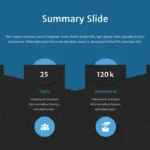 Dark Theme Summary Slides