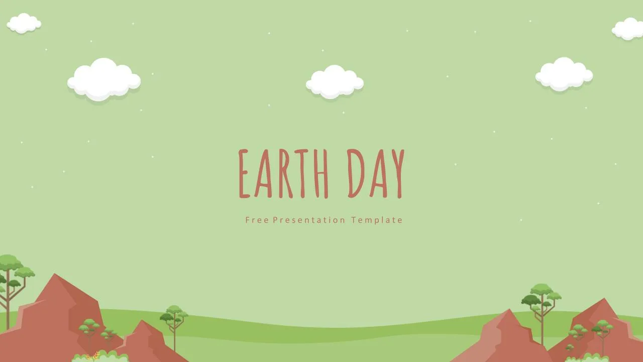 Earth Day Title Slides Template