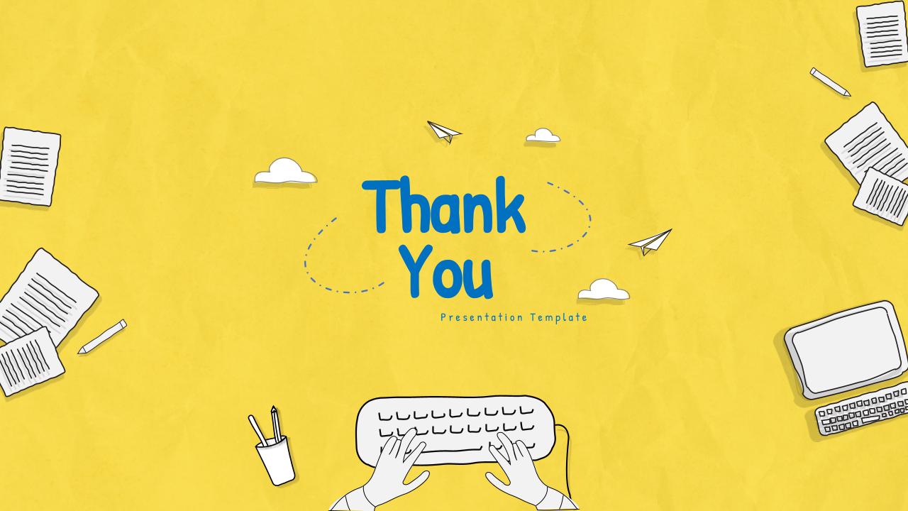 Free Back To School Presentation Thank You Template