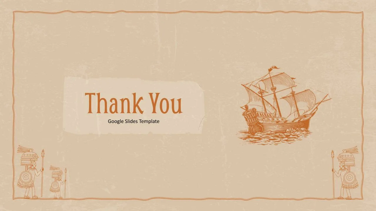 Vintage Theme Thank You Slide