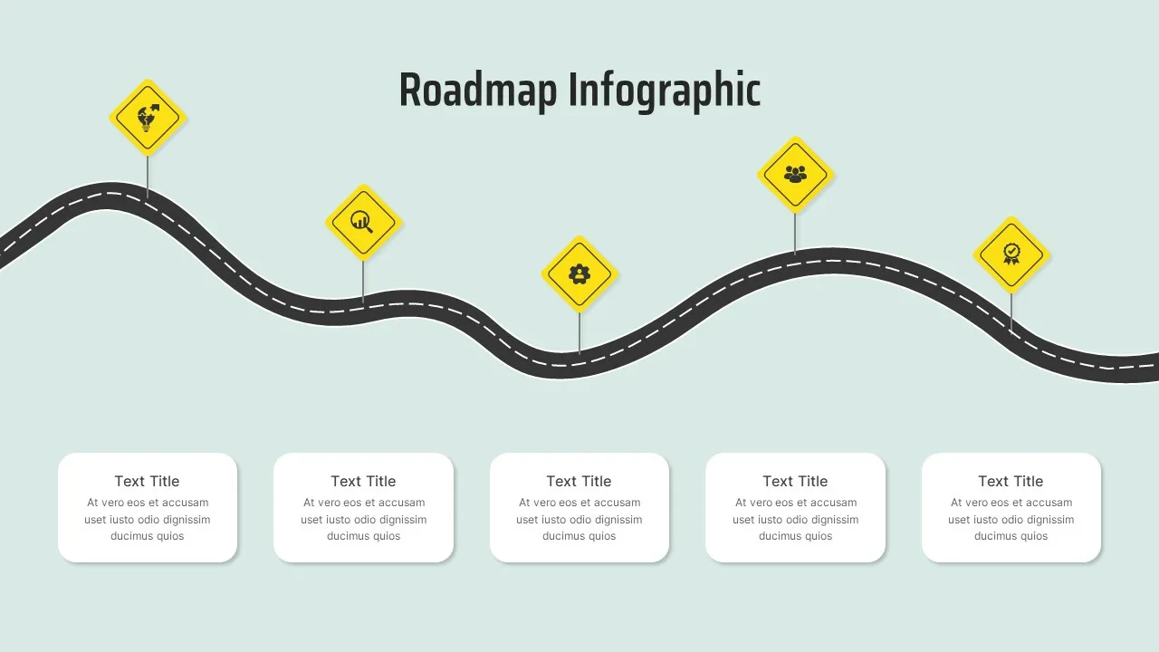 Fully Customizable Roadmap Slide