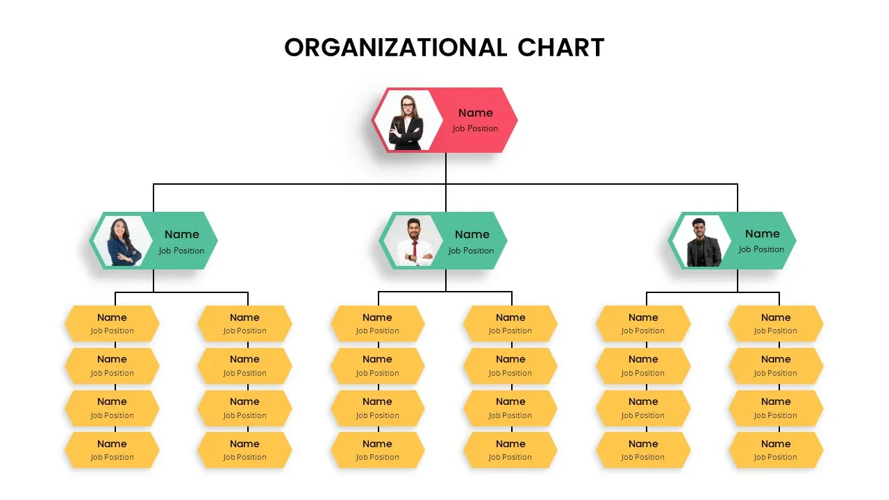 Google Slides Organizational Chart Template SlideKit