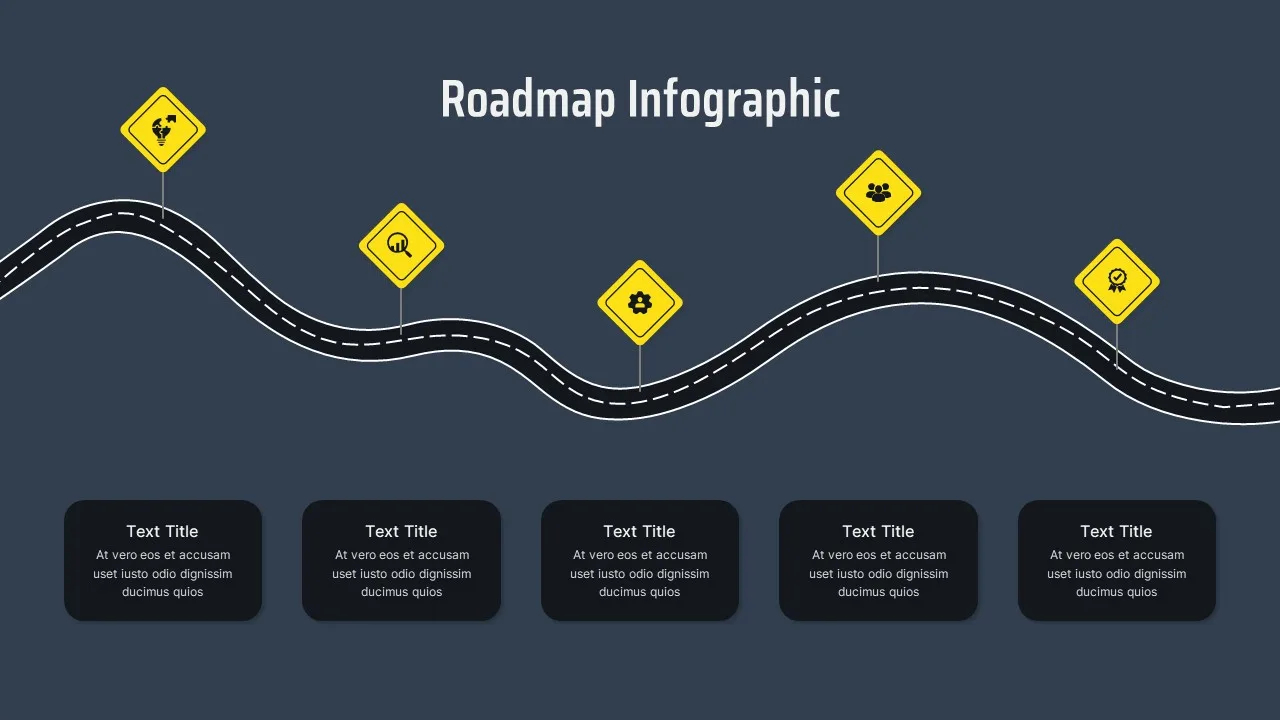 Google Slides Road map Template
