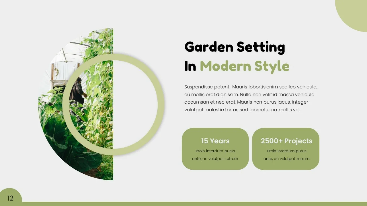 Green Presentation Template 05