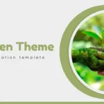 Green Presentation Template Title Slide