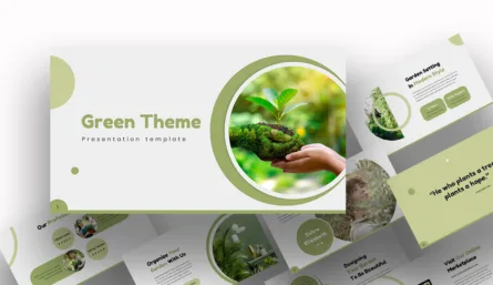 Green Theme Presentation Template