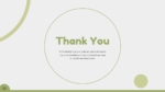 Green Theme Thank You PowerPoint Template