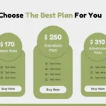 Greenery Presentation Pricing Plan Templates